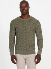 Herman Cable-Knit Washed Sweater