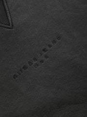 distressed logo crewneck