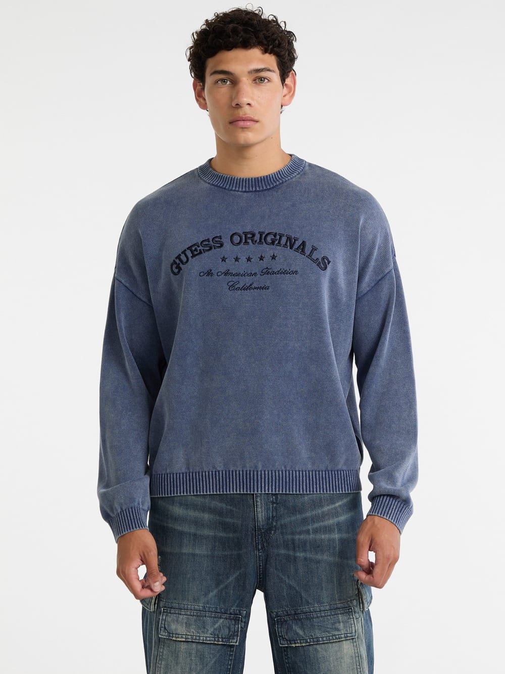 GUESS Originals Eco Boxy Logo Sweater