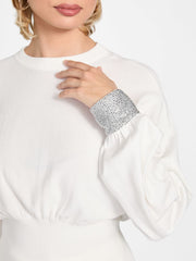 Eco Posa Bling Cuff Sweater
