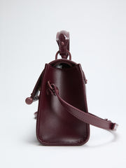 Iris Bamboo Leather Satchel