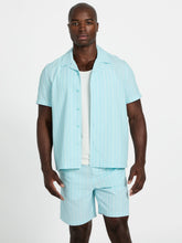 Linen-blend shirt
