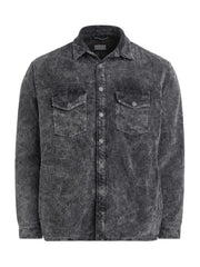 padded corduroy overshirt