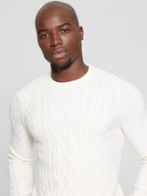 Eco Noah Crewneck Celtic Cable-Knit Sweater