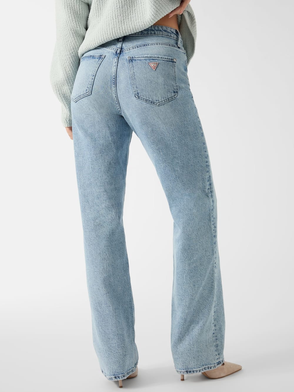 High-Rise Straight Leg Jeans