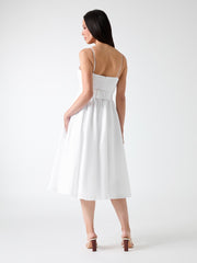 Marciano belted midi dress