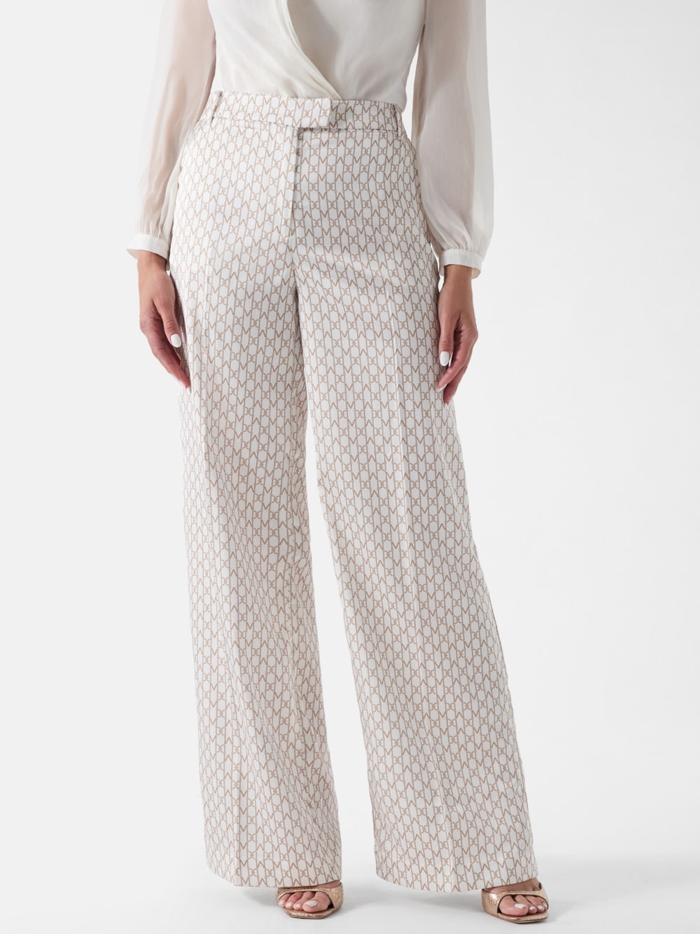 Marciano Monogram Satin Pants