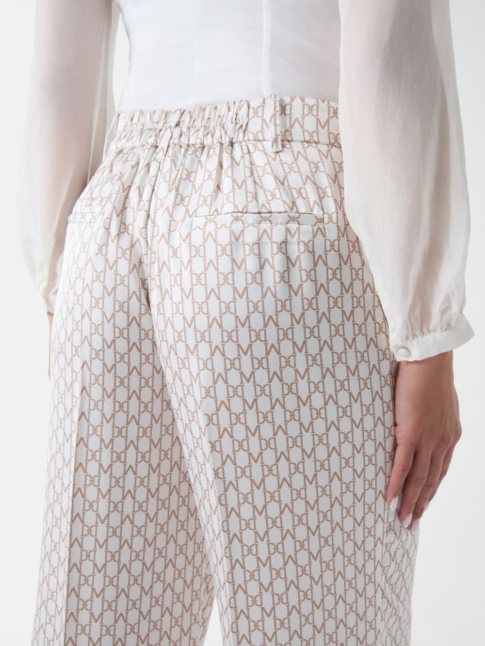 Marciano Monogram Satin Pants