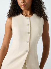 Viscose-blend vest