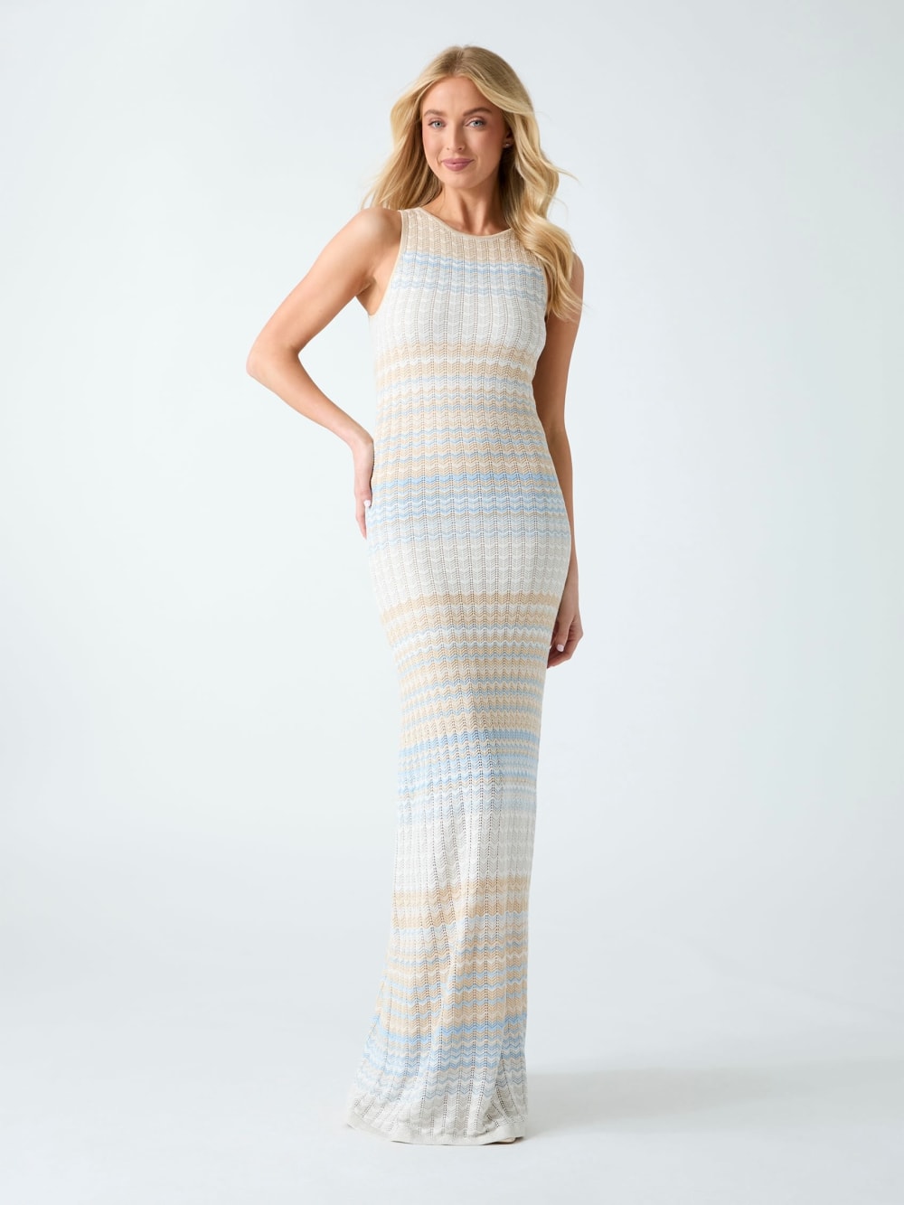 Knitted long dress