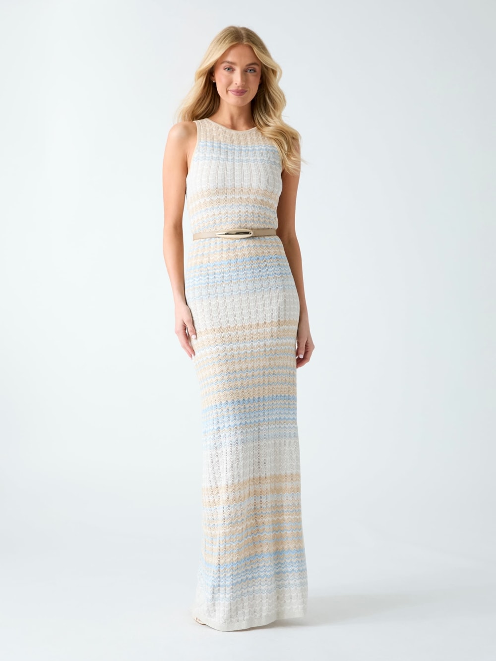 Knitted long dress