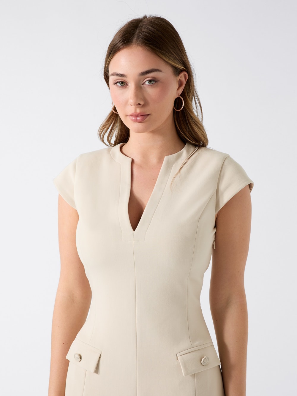 Fit-and-flare mini dress