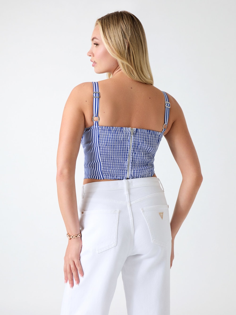 Striped crop top