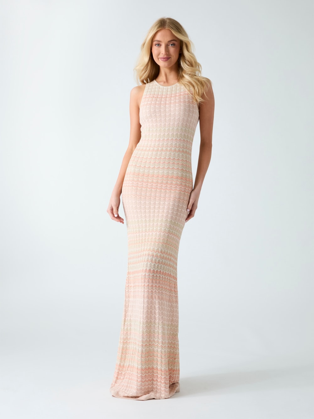 Knitted long dress