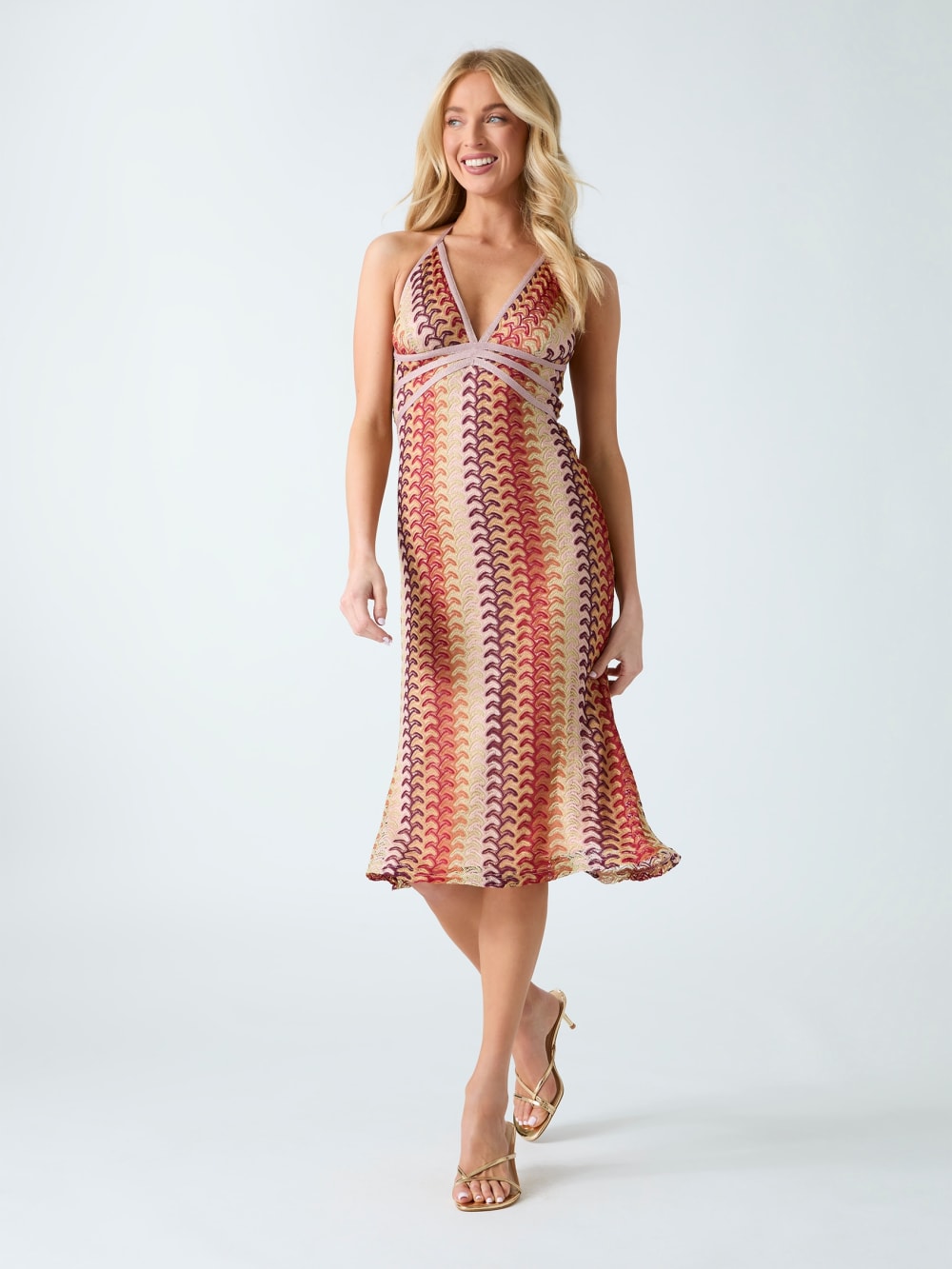 Crochet Midi Dress