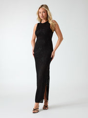 Jacquard long dress