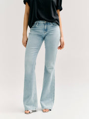 Low-Rise Bootcut Jeans