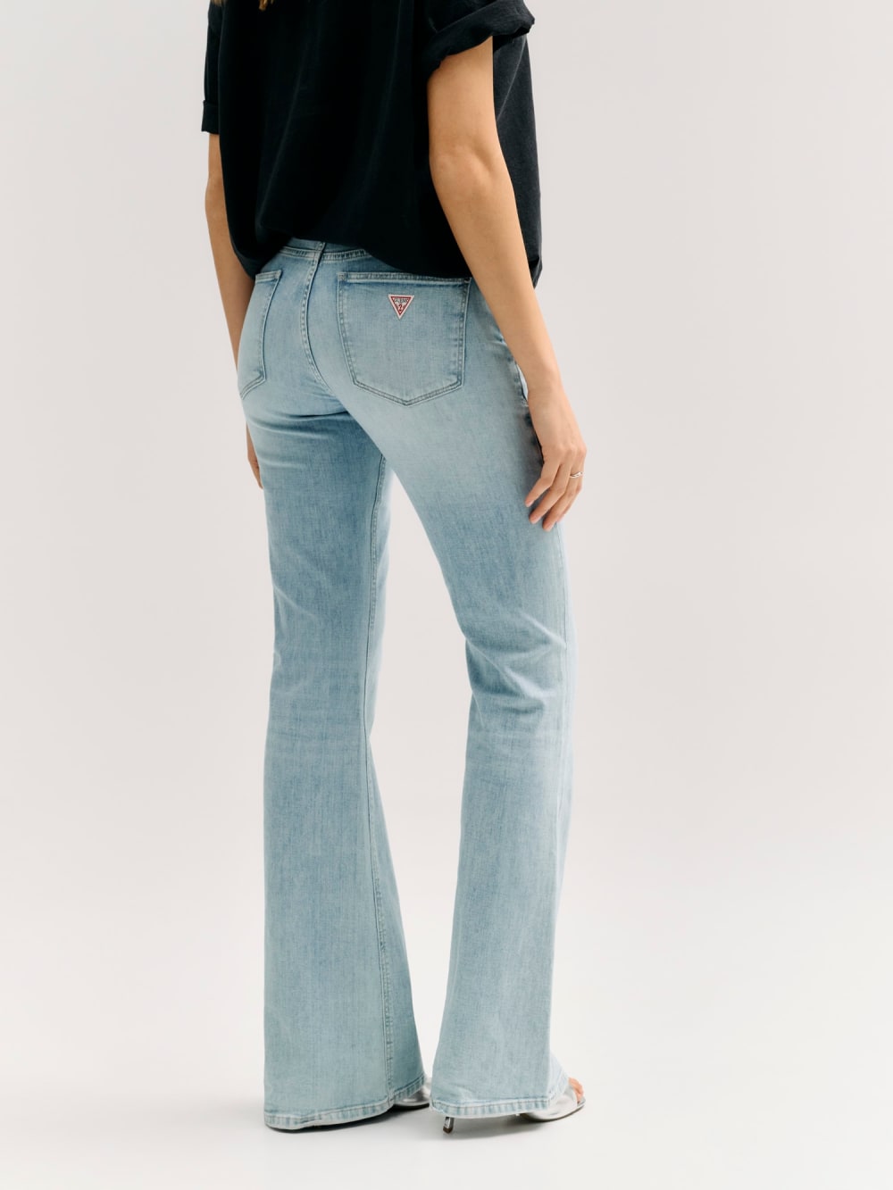 Low-Rise Bootcut Jeans