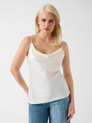 Marciano silk-blend tank top