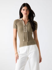 Viscose-blend top