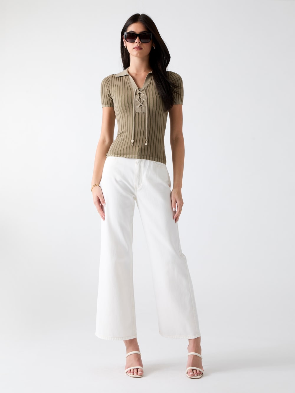 Viscose-blend top
