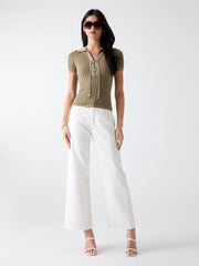 Viscose-blend top