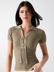 Viscose-blend top