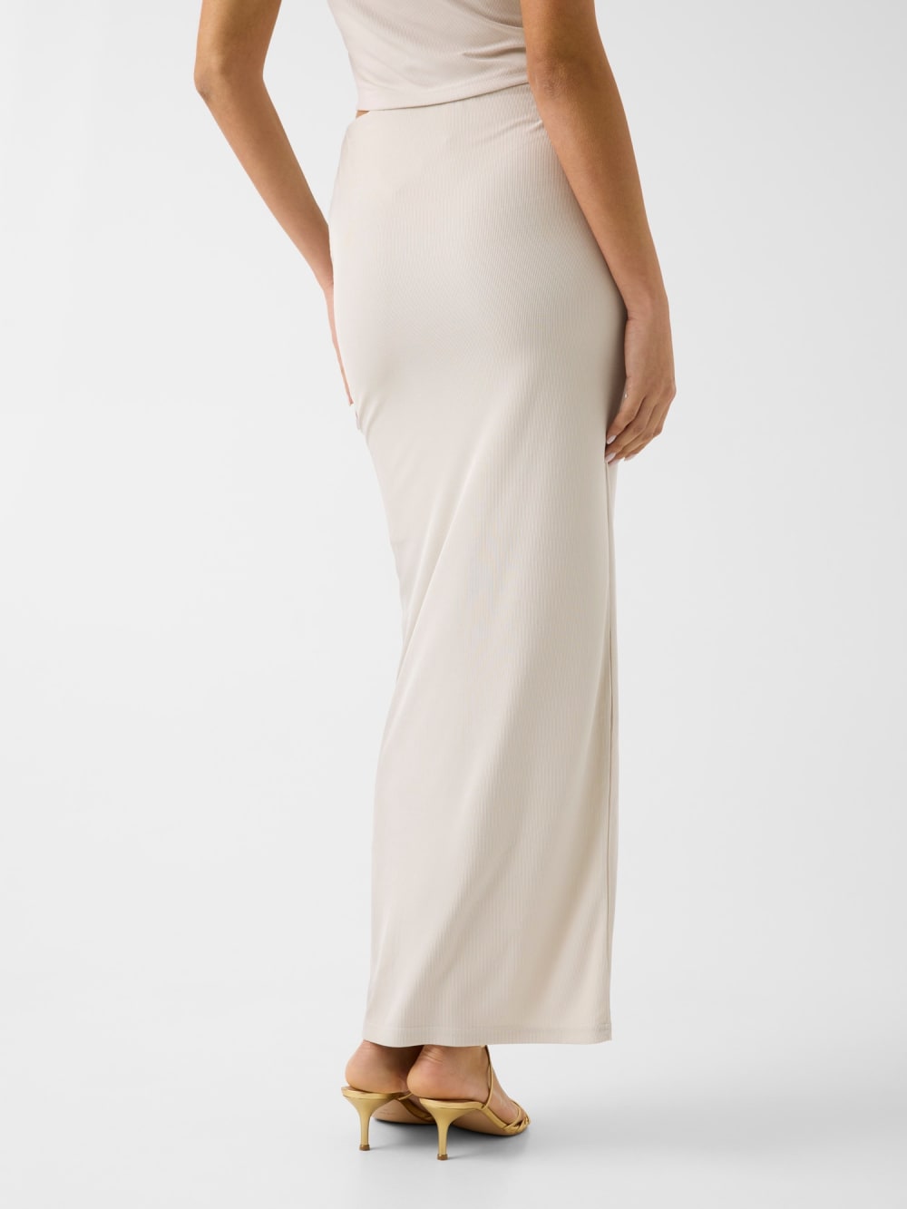 Draped pencil skirt