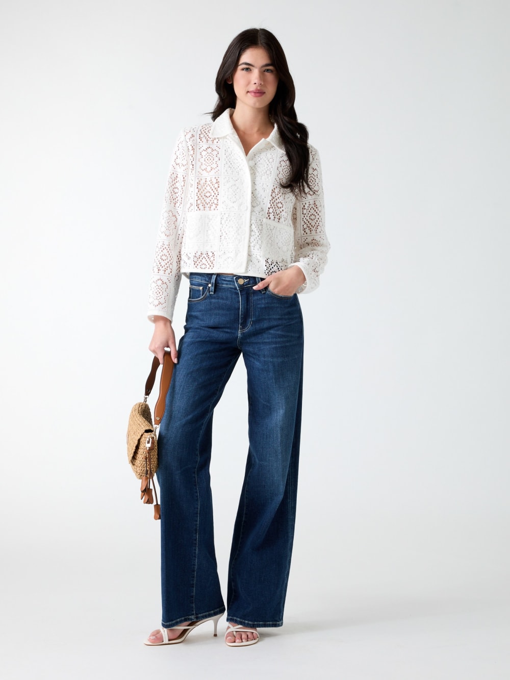 Openwork jacket