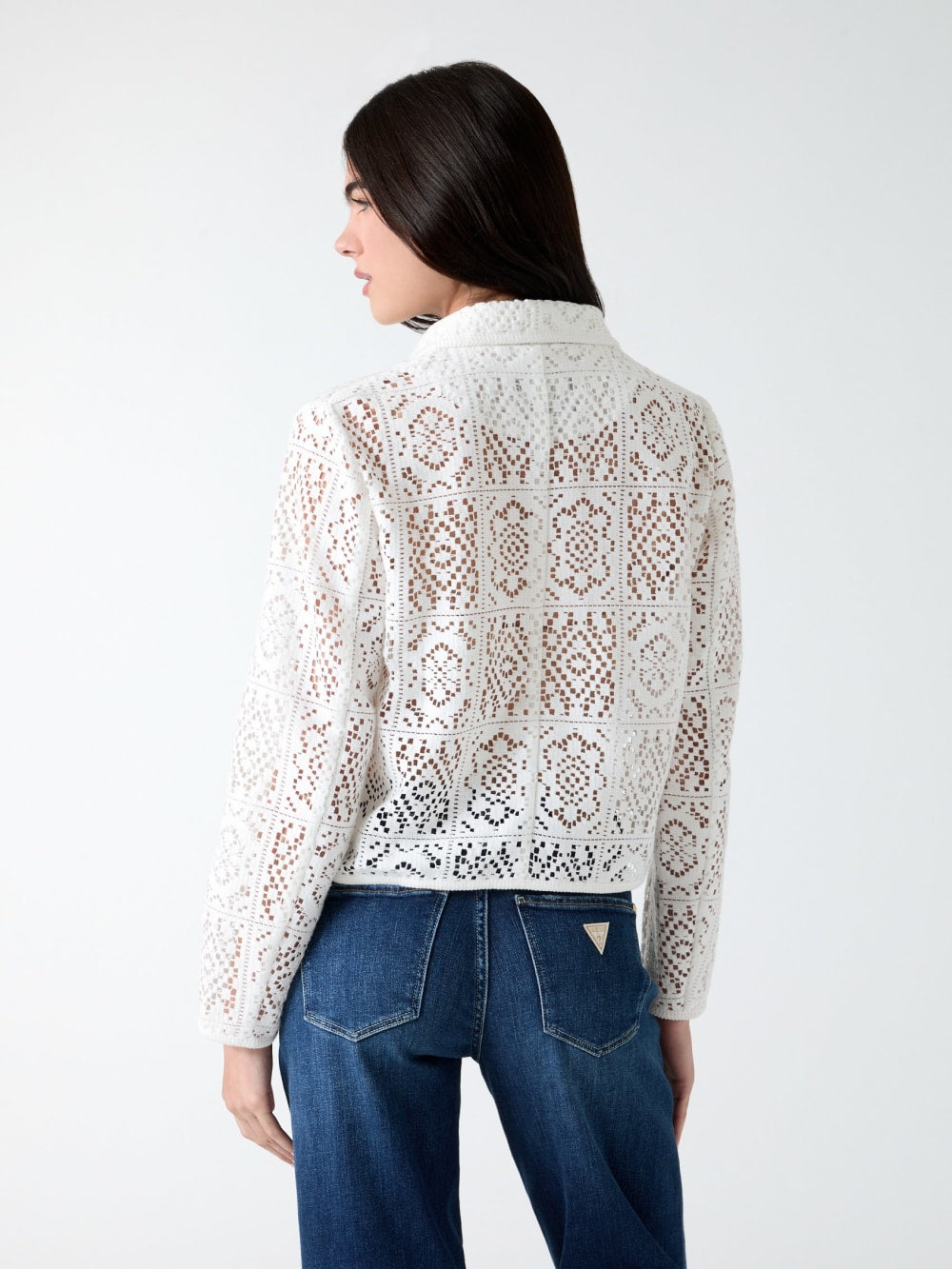 Openwork jacket