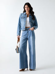 Rhinestone Denim Jacket