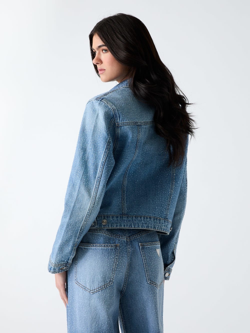 Rhinestone Denim Jacket
