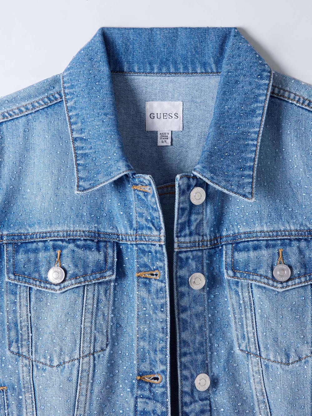 Rhinestone Denim Jacket