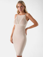 Marciano bandage mesh dress