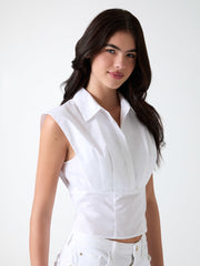 Cropped shirt