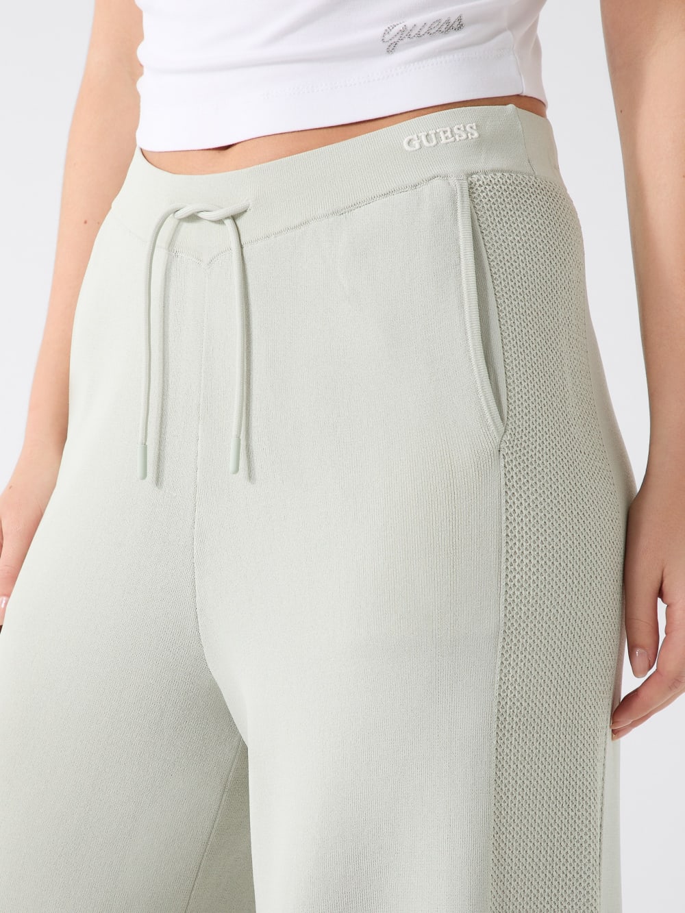 Viscose-blend sweatpants