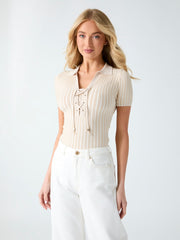 Viscose-blend top