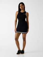Viscose-blend mini dress
