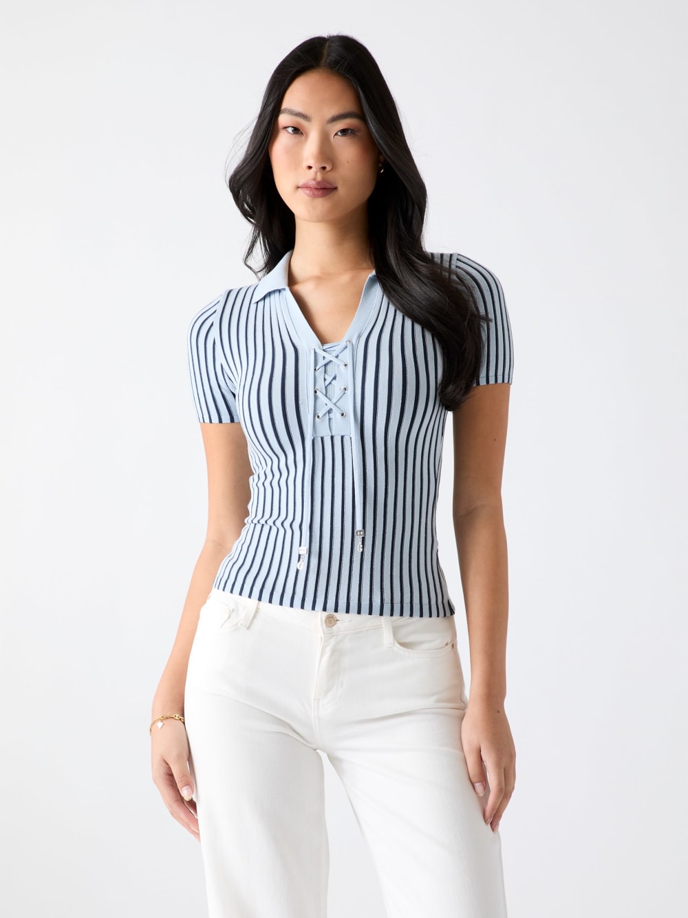 Viscose-blend top