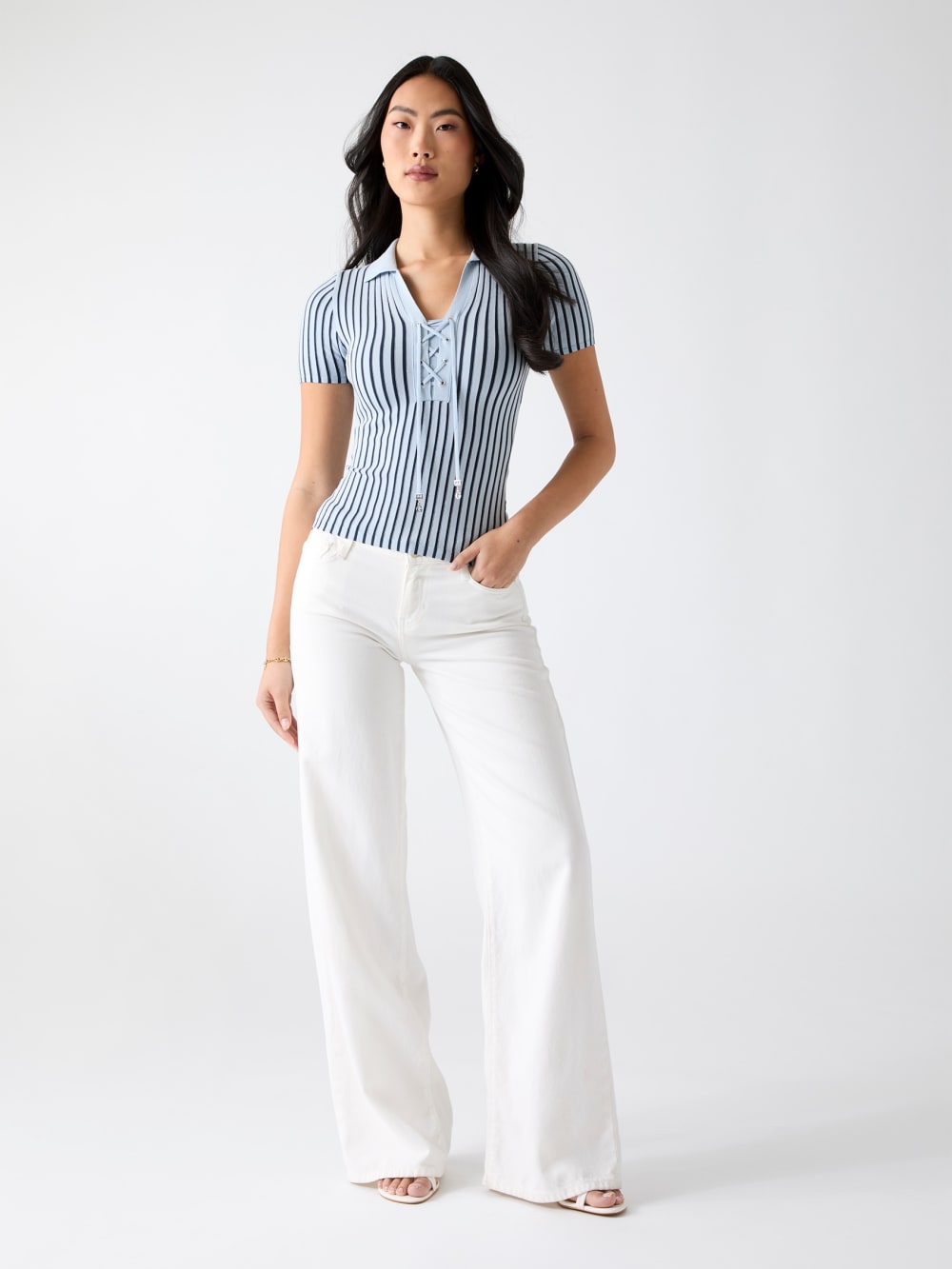 Viscose-blend top