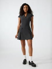 Fit-and-flare mini dress