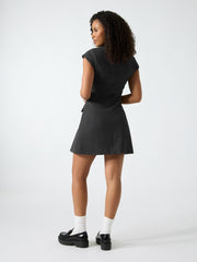 Fit-and-flare mini dress