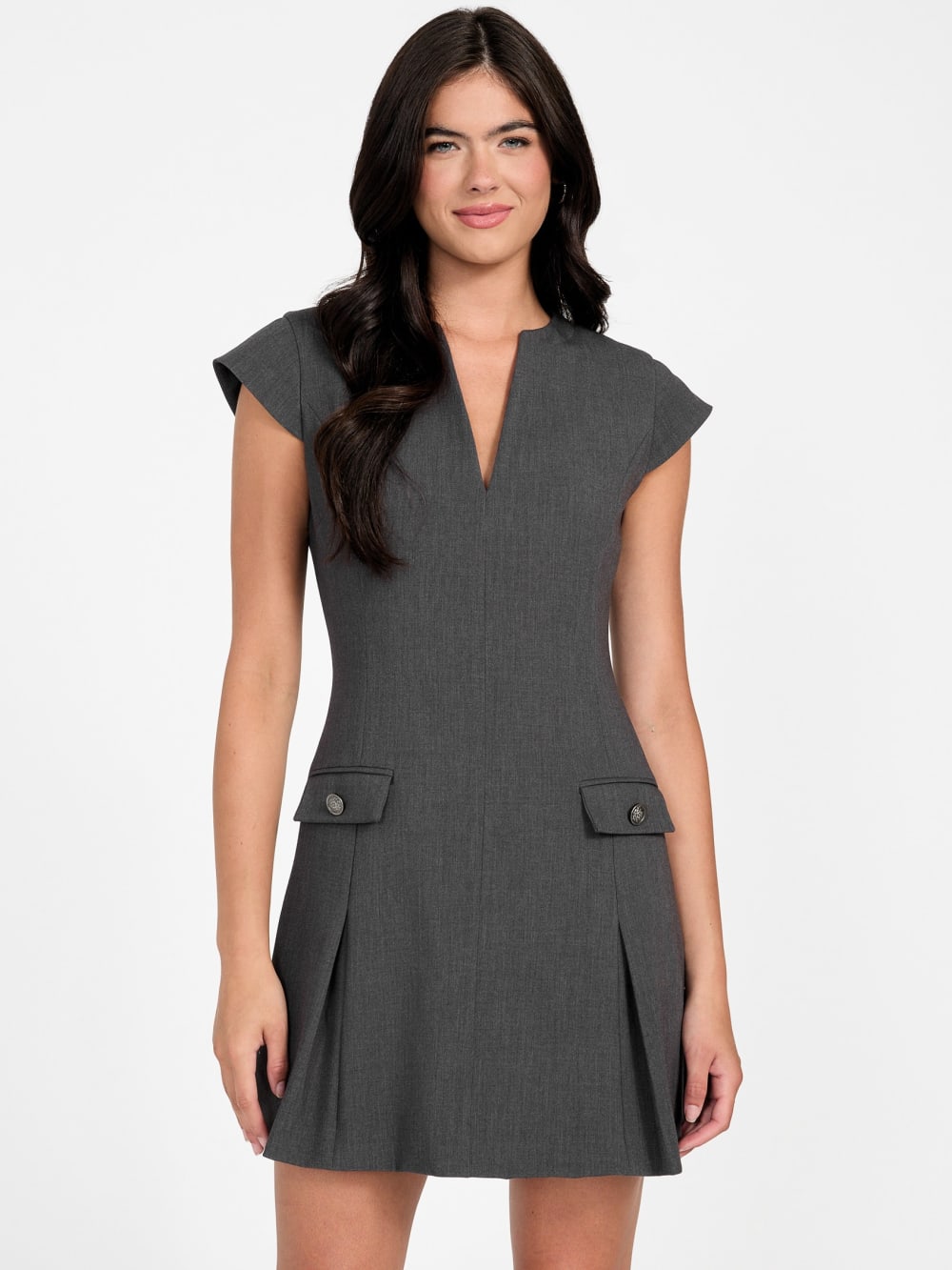 Fit-and-flare mini dress