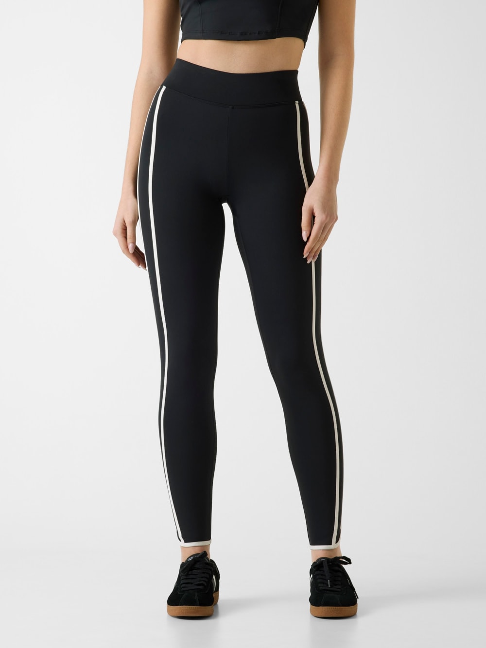 Side band seamless leggings