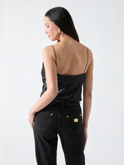 Marciano silk-blend tank top