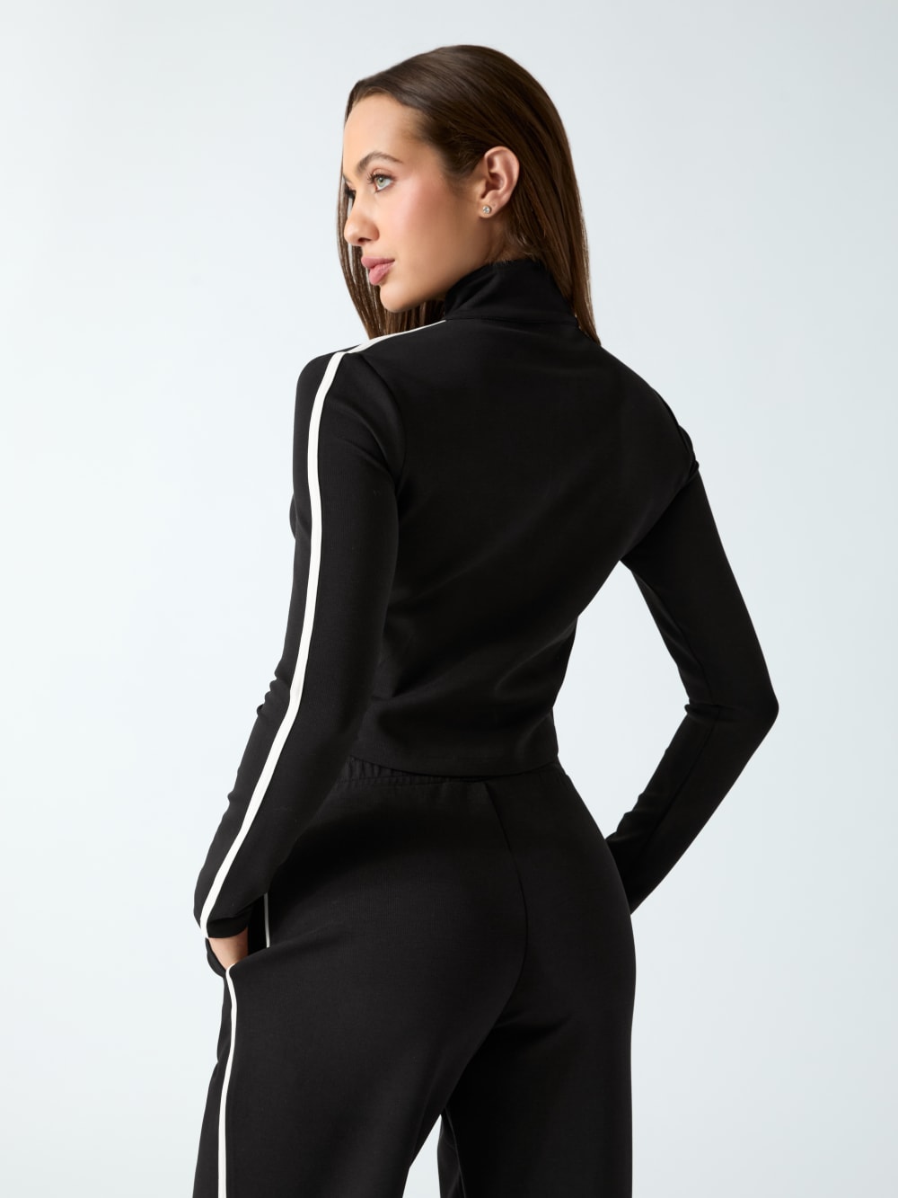 Full-zip logo sweatshirt