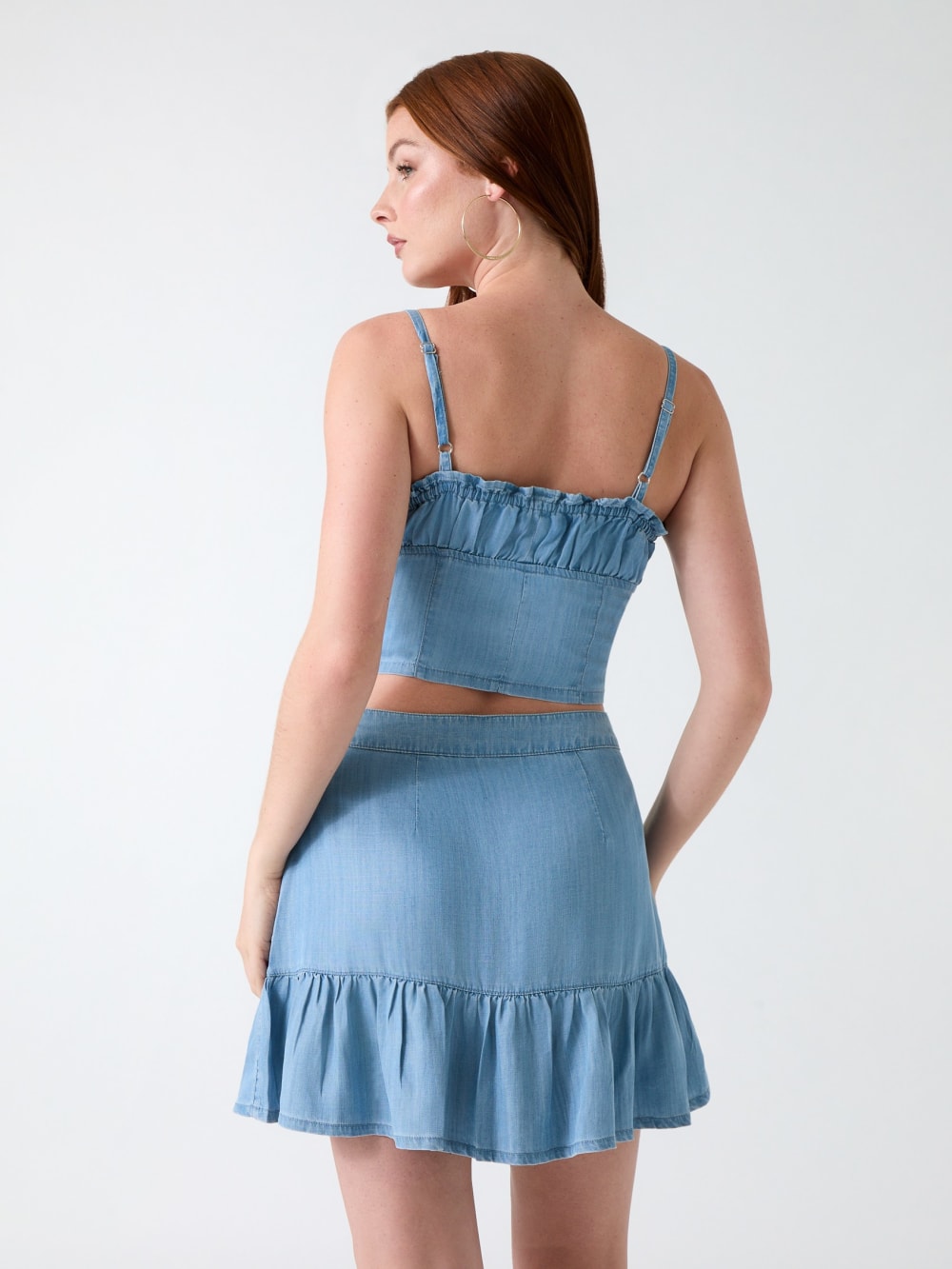 Denim crop top