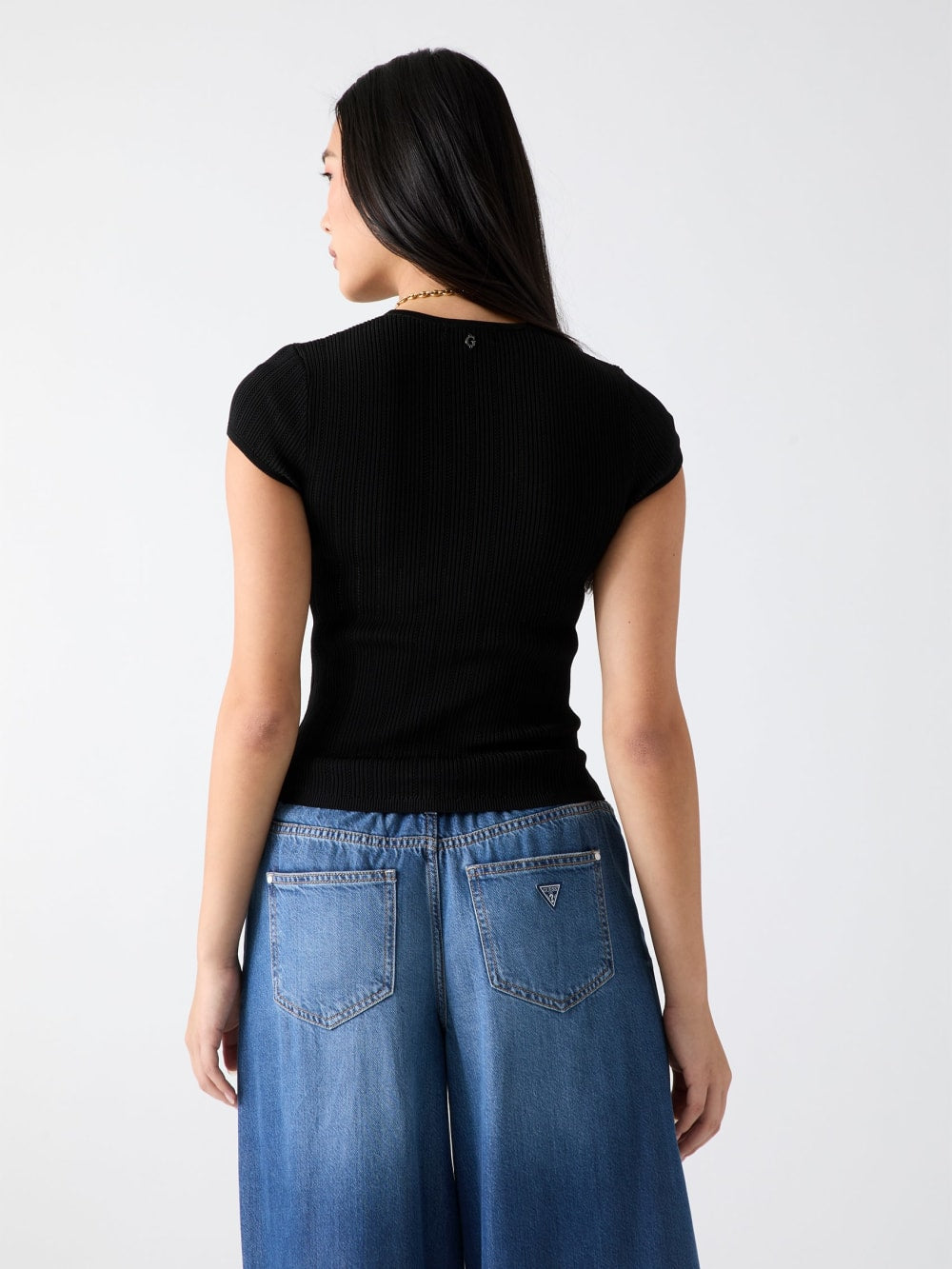 Rib knit top
