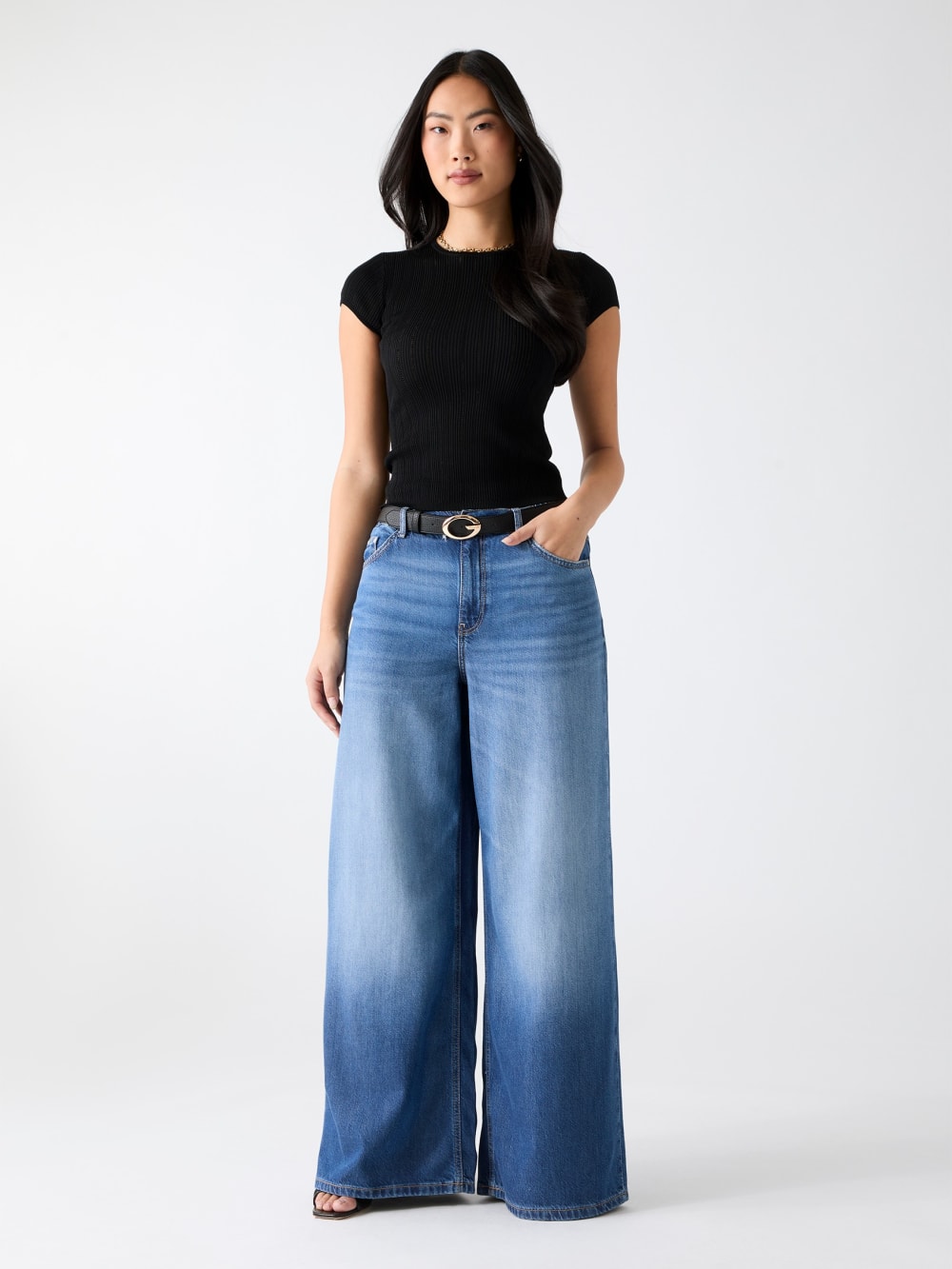 Rib knit top