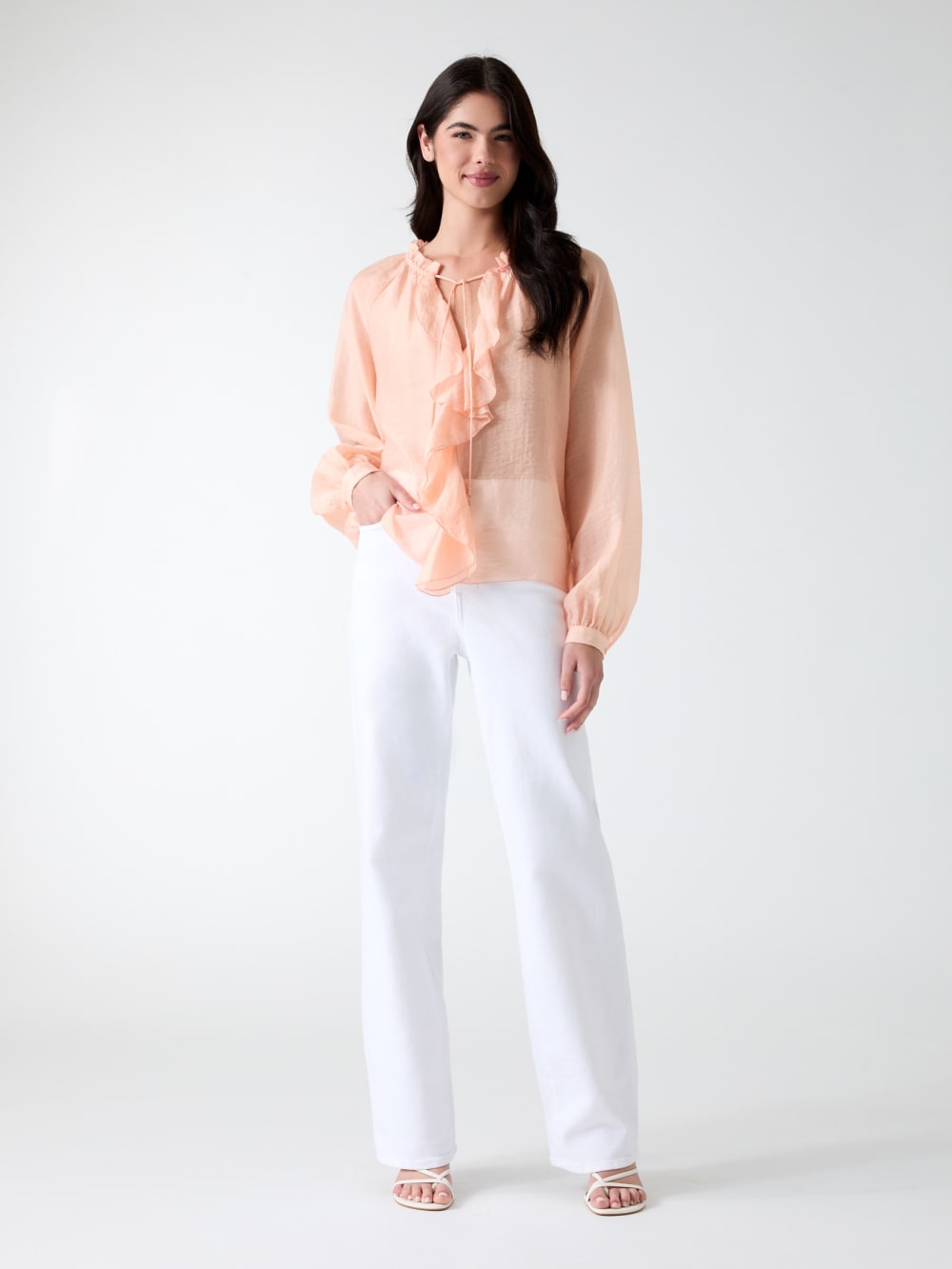Ruffled blouse